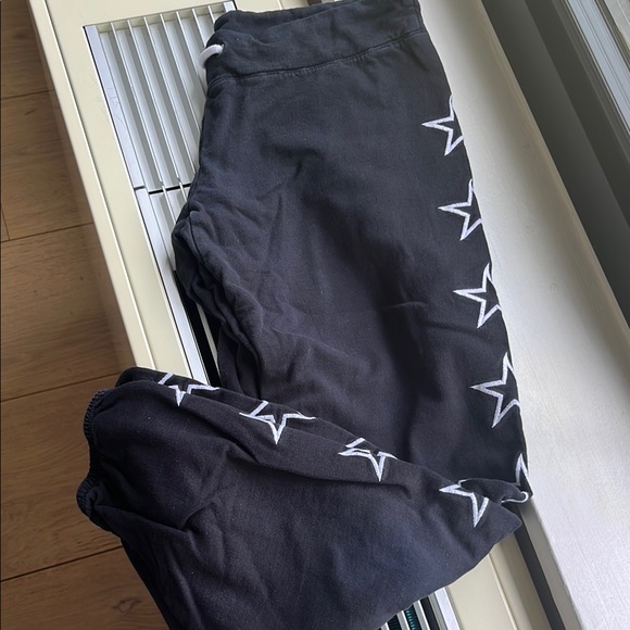 Monrow x Revolve Embroidered Star Sweatpants XS - Picture 2 of 2